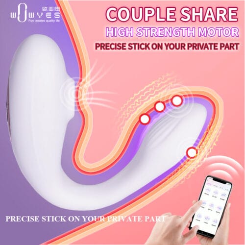 Wowyes A7 Remote Control Sucking Vibrator for Couples - product photo 7