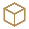 Discreet shipping - plain unbranded box icon